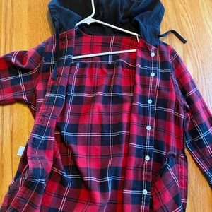 Pacsun flannel with hood